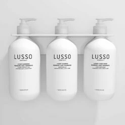 Triple Soap Dispenser Wall Bracket Matte White