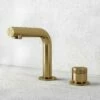 Urban Brushed Gold Deck Mounted Basin Mixer Tap 2 Urban Brushed Gold Deck Mounted Basin Mixer Tap -LUSSO STONE Sales urban brushed gold deck mounted basin mixer tap p6142 37285 zoom