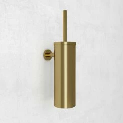 Urban Brushed Gold Wall Mounted Toilet Brush