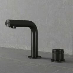 Urban Gunmetal Deck Mounted Basin Mixer Tap