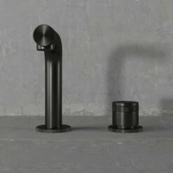 Urban Gunmetal Deck Mounted Basin Mixer Tap -LUSSO STONE Sales urban gunmetal deck mounted basin mixer tap p1607 16717 zoom