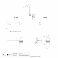 Urban Gunmetal Tall Deck Mounted Basin Mixer Tap -LUSSO STONE Sales urban gunmetal tall deck mounted basin mixer tap p1608 35741 zoom
