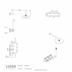 Urban Gunmetal Thermostatic Shower With Handheld Shower 9 Urban Gunmetal Thermostatic Shower With Handheld Shower -LUSSO STONE Sales urban gunmetal thermostatic shower with handheld shower p1615 12797 zoom