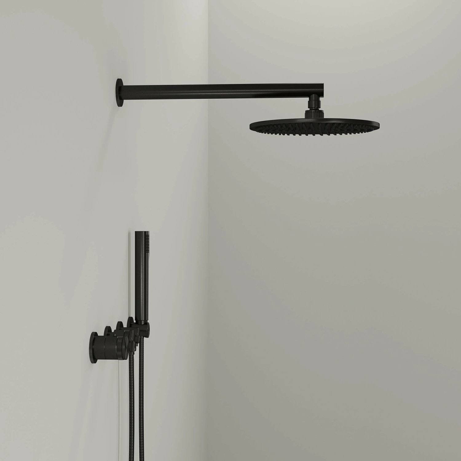 Urban Gunmetal Thermostatic Shower With Handheld Shower 4 Urban Gunmetal Thermostatic Shower With Handheld Shower - Image 2