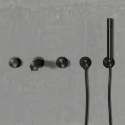Urban Gunmetal Wall Mounted Bath Mixer Shower Tap -LUSSO STONE Sales urban gunmetal wall mounted bath mixer shower tap p1613 16702 zoom