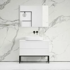 Vanita Freestanding Bathroom Vanity Matte White 1000mm 10 Vanita Freestanding Bathroom Vanity Matte White 1000mm -LUSSO STONE Sales vanita freestanding bathroom vanity matte white 1000mm p2318 13091 zoom