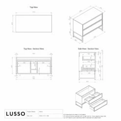 Vanita Freestanding Bathroom Vanity Matte White 1000mm 13 Vanita Freestanding Bathroom Vanity Matte White 1000mm -LUSSO STONE Sales vanita freestanding bathroom vanity matte white 1000mm p2318 35923 zoom