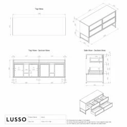 Vanita Freestanding Bathroom Vanity Matte White 1400mm 13 Vanita Freestanding Bathroom Vanity Matte White 1400mm -LUSSO STONE Sales vanita freestanding bathroom vanity matte white 1400mm p2320 35954 zoom