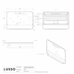 Vario Brushed Gold Mirror With Natural White LED Light And Demister 1200mm -LUSSO STONE Sales vario brushed gold mirror with natural white led light and demister 1200mm p6475 39851 zoom