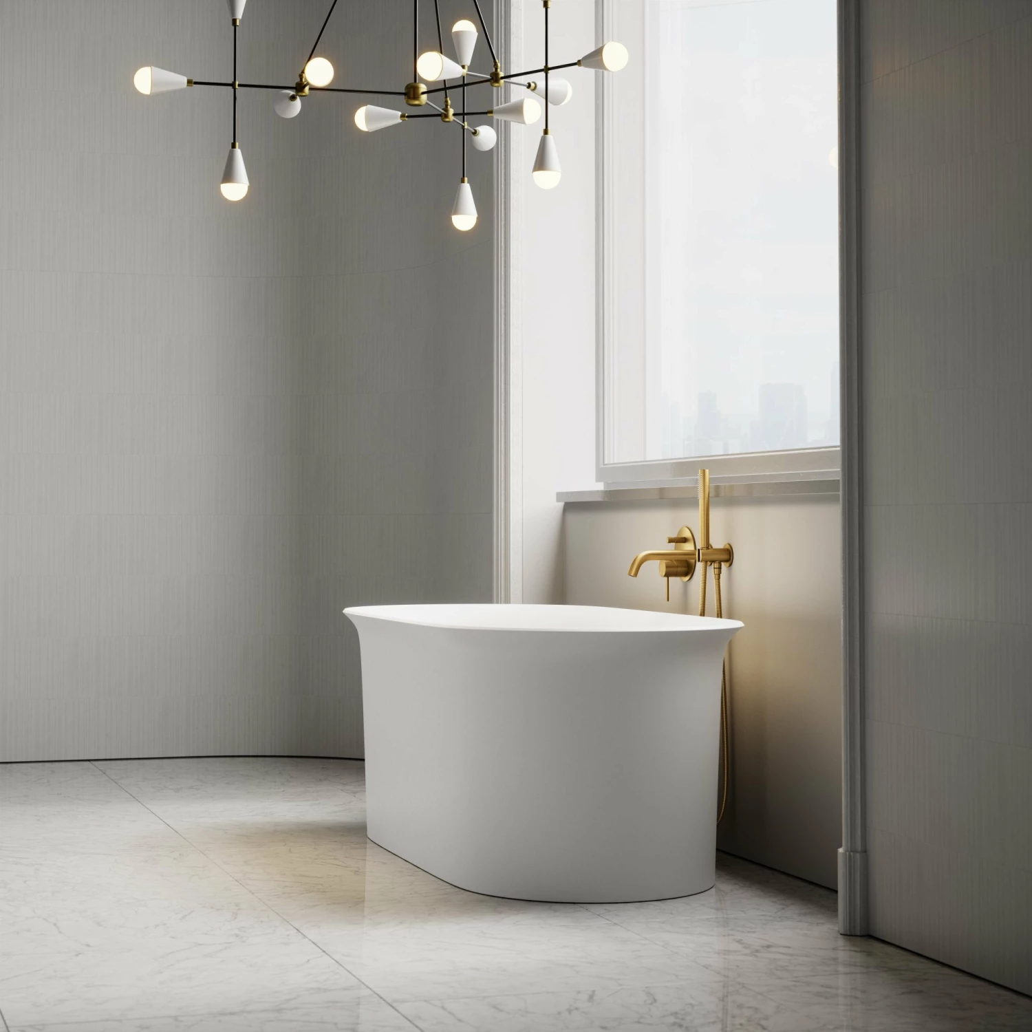 Vasca Freestanding Stone Bath 1520mm 5 Vasca Freestanding Stone Bath 1520mm - Image 3