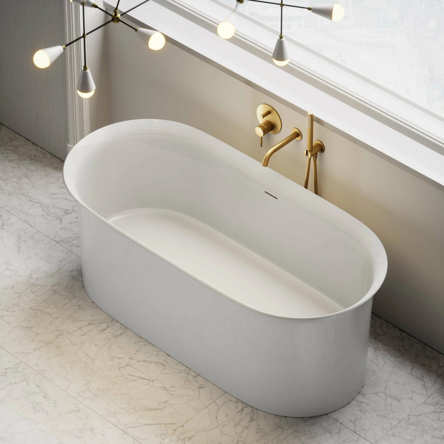 Vasca Freestanding Stone Bath 1520mm 6 Vasca Freestanding Stone Bath 1520mm - Image 4