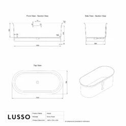 Vasca Freestanding Stone Bath 1520mm 11 Vasca Freestanding Stone Bath 1520mm -LUSSO STONE Sales vasca freestanding stone bath 1520mm p2752 41651 zoom