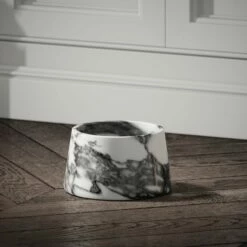 Vasoni Arabescato Marble Dog Bowl -LUSSO STONE Sales vasoni arabescato marble dog bowl p5305 34587 zoom