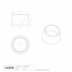 Vasoni Nero Marquina Marble Dog Bowl -LUSSO STONE Sales vasoni nero marquina marble dog bowl p5308 46375 image