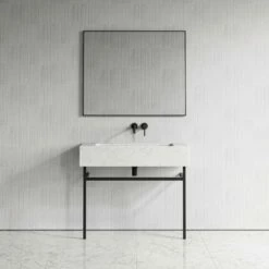 Vernante Vanity Unit With Carrara Marble Basin 1000mm