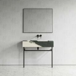 Vernante Vanity Unit With Panda Marble Basin 1000mm