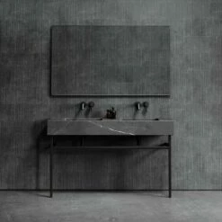 Vernante Vanity Unit With Pietra Grey Marble Basin 1400mm
