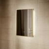 Vision Brushed Gold Mirror With Natural White LED Light And Demister 600mm 2 Vision Brushed Gold Mirror With Natural White LED Light And Demister 600mm -LUSSO STONE Sales vision brushed gold mirror with natural white led light and demister 600mm p6487 40652 zoom
