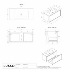 Vita Vanity Unit With Stone Basin (Anthracite 1000mm) 9 Vita Vanity Unit With Stone Basin (Anthracite 1000mm) -LUSSO STONE Sales vita vanity unit with stone basin anthracite 1000mm p2310 35963 zoom