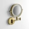 Vogue Backlit Wall Mount Cosmetic Mirror Brushed Gold 2 Vogue Backlit Wall Mount Cosmetic Mirror Brushed Gold -LUSSO STONE Sales vogue backlit wall mount cosmetic mirror brushed gold p2557 40002 zoom