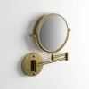 Vogue Wall Mount Cosmetic Mirror Brushed Gold 2 Vogue Wall Mount Cosmetic Mirror Brushed Gold -LUSSO STONE Sales vogue wall mount cosmetic mirror brushed gold p2558 40039 zoom