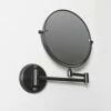 Vogue Wall Mount Cosmetic Mirror Brushed Matte Black
