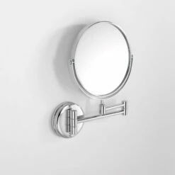 Vogue Wall Mount Cosmetic Mirror Chrome