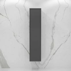 Volini Bathroom Storage Cabinet Matte Anthracite 350mm