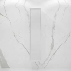 Volini Bathroom Storage Cabinet Matte White 350mm