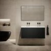 Volini Double Bathroom Vanity Unit Matte Black 1200mm 1 Volini Double Bathroom Vanity Unit Matte Black 1200mm -LUSSO STONE Sales volini double bathroom vanity unit matte black 1200mm p3989 39791 zoom