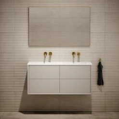 Volini Double Bathroom Vanity Unit Matte Stone 1200mm -LUSSO STONE Sales volini double bathroom vanity unit matte stone 1200mm p3988 39714 zoom