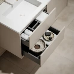 Volini Double Bathroom Vanity Unit Matte Stone 1200mm -LUSSO STONE Sales volini double bathroom vanity unit matte stone 1200mm p3988 39717 zoom