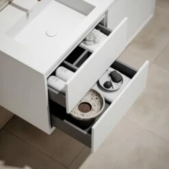 Volini Double Bathroom Vanity Unit Matte White 1200mm -LUSSO STONE Sales volini double bathroom vanity unit matte white 1200mm p3987 39722 zoom