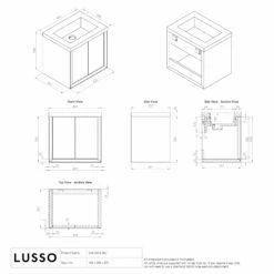 Volini Mini Cloakroom Vanity Unit With Stone Basin (Matte White 400mm) 13 Volini Mini Cloakroom Vanity Unit With Stone Basin (Matte White 400mm) -LUSSO STONE Sales volini mini cloakroom vanity unit with stone basin matte white 400mm p4587 36275 zoom