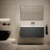 Volini Vanity Unit With Stone Basin (Matte Anthracite 1200mm) -LUSSO STONE Sales volini vanity unit with stone basin matte anthracite 1200mm p1890 39801 zoom