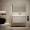 Volini Vanity Unit With Stone Basin (Matte Cappuccino 1200mm) -LUSSO STONE Sales volini vanity unit with stone basin matte cappuccino 1200mm p1889 39811 zoom