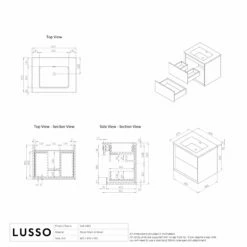Volini Vanity Unit With Stone Basin (Polished White 600mm) 13 Volini Vanity Unit With Stone Basin (Polished White 600mm) -LUSSO STONE Sales volini vanity unit with stone basin polished white 600mm p1832 35934 zoom