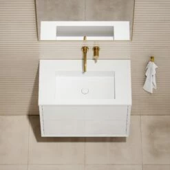 Volini Vanity Unit With Stone Basin (Polished White 800mm) 11 Volini Vanity Unit With Stone Basin (Polished White 800mm) -LUSSO STONE Sales volini vanity unit with stone basin polished white 800mm p1884 40015 zoom