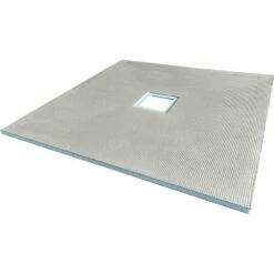 Wet Room Walk In Shower Tray Kit - Centre Drain + Tanking Kit + Brushed Gold Waste Kit (ALL SIZES) -LUSSO STONE Sales wet room walk in shower tray kit centre drain tanking kit brushed gold waste kit all sizes p5159 31401 image