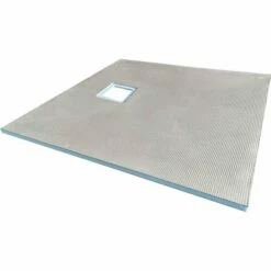 Wet Room Walk In Shower Tray Kit - Offset Drain + Tanking Kit + Brushed Gold Waste Kit (ALL SIZES) -LUSSO STONE Sales wet room walk in shower tray kit offset drain tanking kit brushed gold waste kit all sizes p5163 32521 zoom