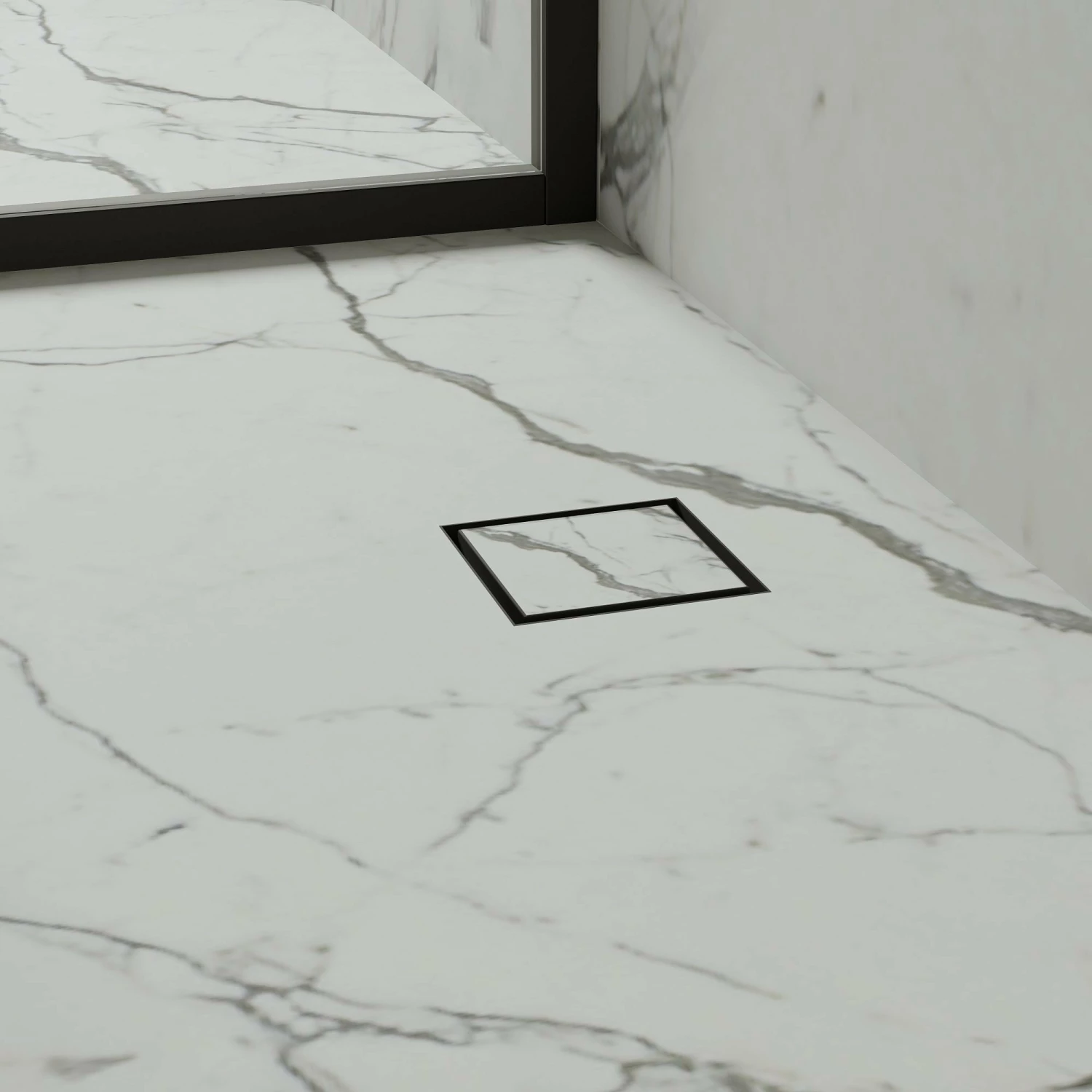 Wet Room Walk In Shower Tray Kit - Offset Drain + Tanking Kit + Matte Black Waste Kit (ALL SIZES) 5 Wet Room Walk In Shower Tray Kit - Offset Drain + Tanking Kit + Matte Black Waste Kit (ALL SIZES) - Image 3