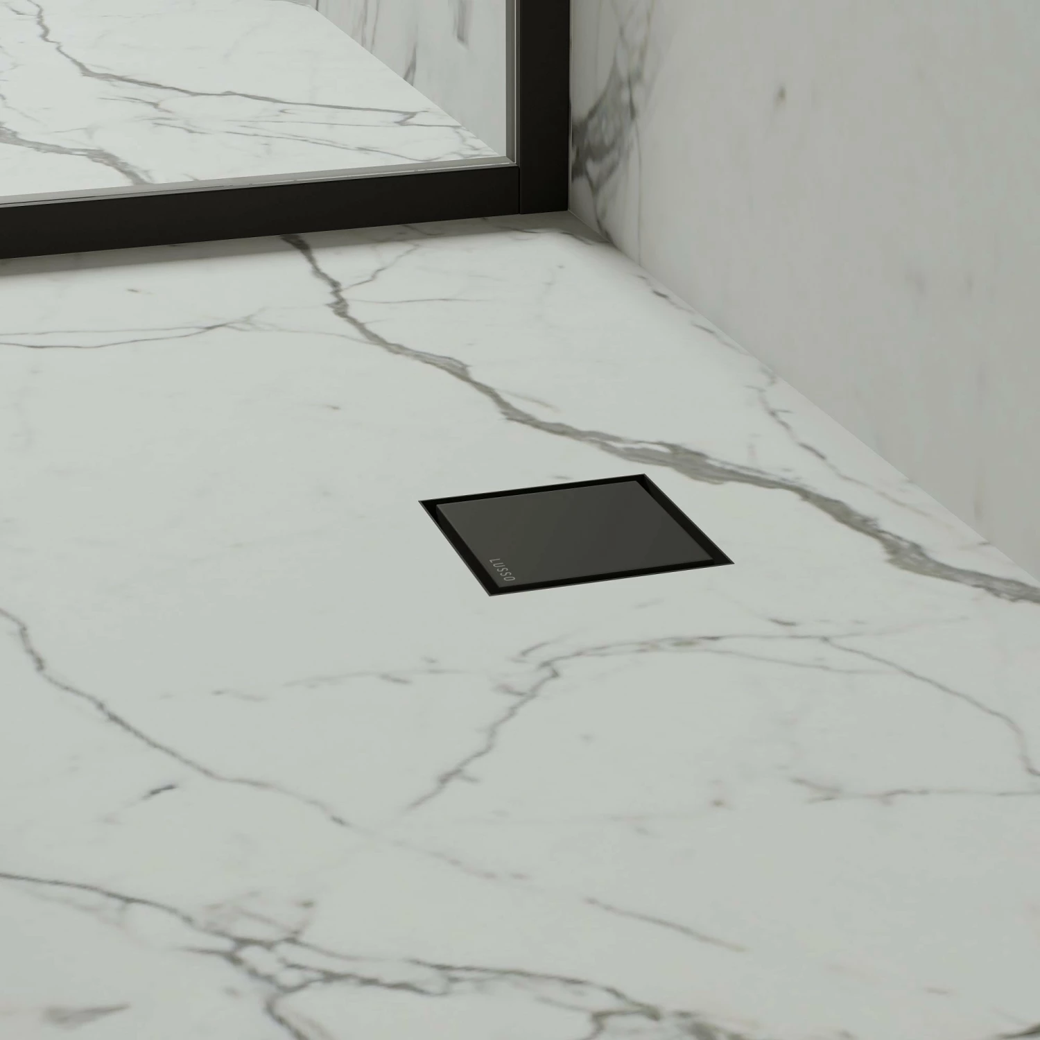 Wet Room Walk In Shower Tray Kit - Offset Drain + Tanking Kit + Matte Black Waste Kit (ALL SIZES) 6 Wet Room Walk In Shower Tray Kit - Offset Drain + Tanking Kit + Matte Black Waste Kit (ALL SIZES) - Image 4