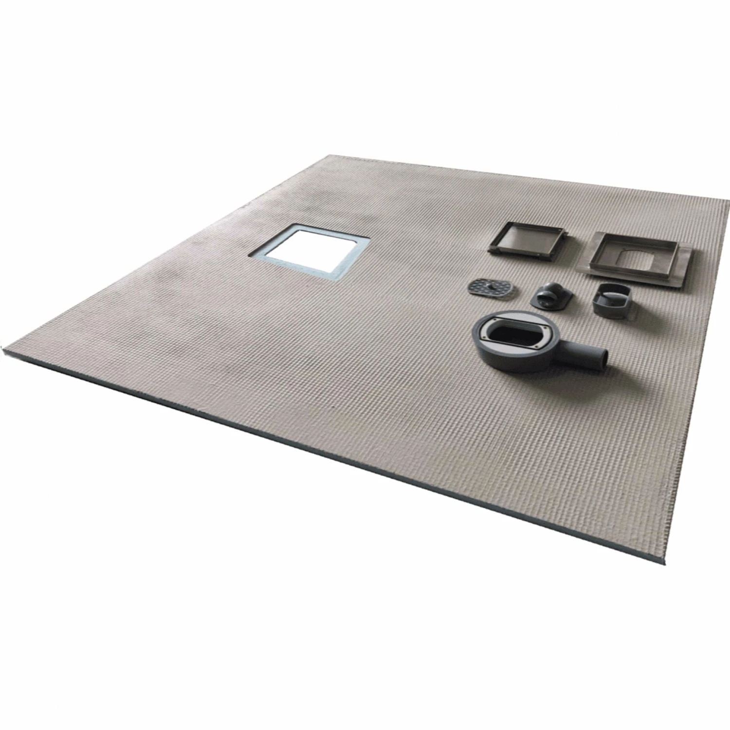 Wet Room Walk In Shower Tray Kit - Offset Drain + Tanking Kit + Matte Black Waste Kit (ALL SIZES) 7 Wet Room Walk In Shower Tray Kit - Offset Drain + Tanking Kit + Matte Black Waste Kit (ALL SIZES) - Image 5