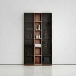 Zotto 3-Piece American Walnut Bathroom Storage Cabinet With LED -LUSSO STONE Sales zotto 3 piece american walnut bathroom storage cabinet with led p2293 17103 zoom