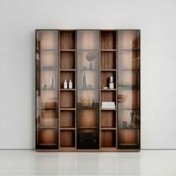 Zotto 5-Piece American Walnut Bathroom Storage Cabinet With LED -LUSSO STONE Sales zotto 5 piece american walnut bathroom storage cabinet with led p2294 17108 zoom