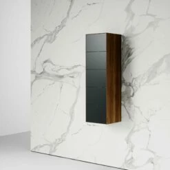 Zotto American Walnut And Black Anthracite Bathroom Storage Cabinet 1200mm -LUSSO STONE Sales zotto american walnut and black anthracite bathroom storage cabinet 1200mm p2296 15504 zoom